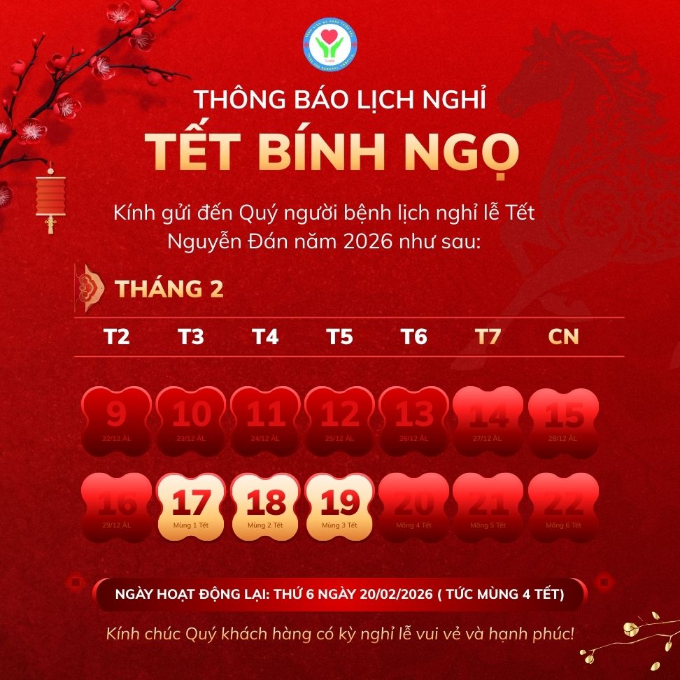 [THÔNG BÁO] LỊCH NGHỈ TẾT NGUYÊN ĐÁN BÍNH NGỌ 2026