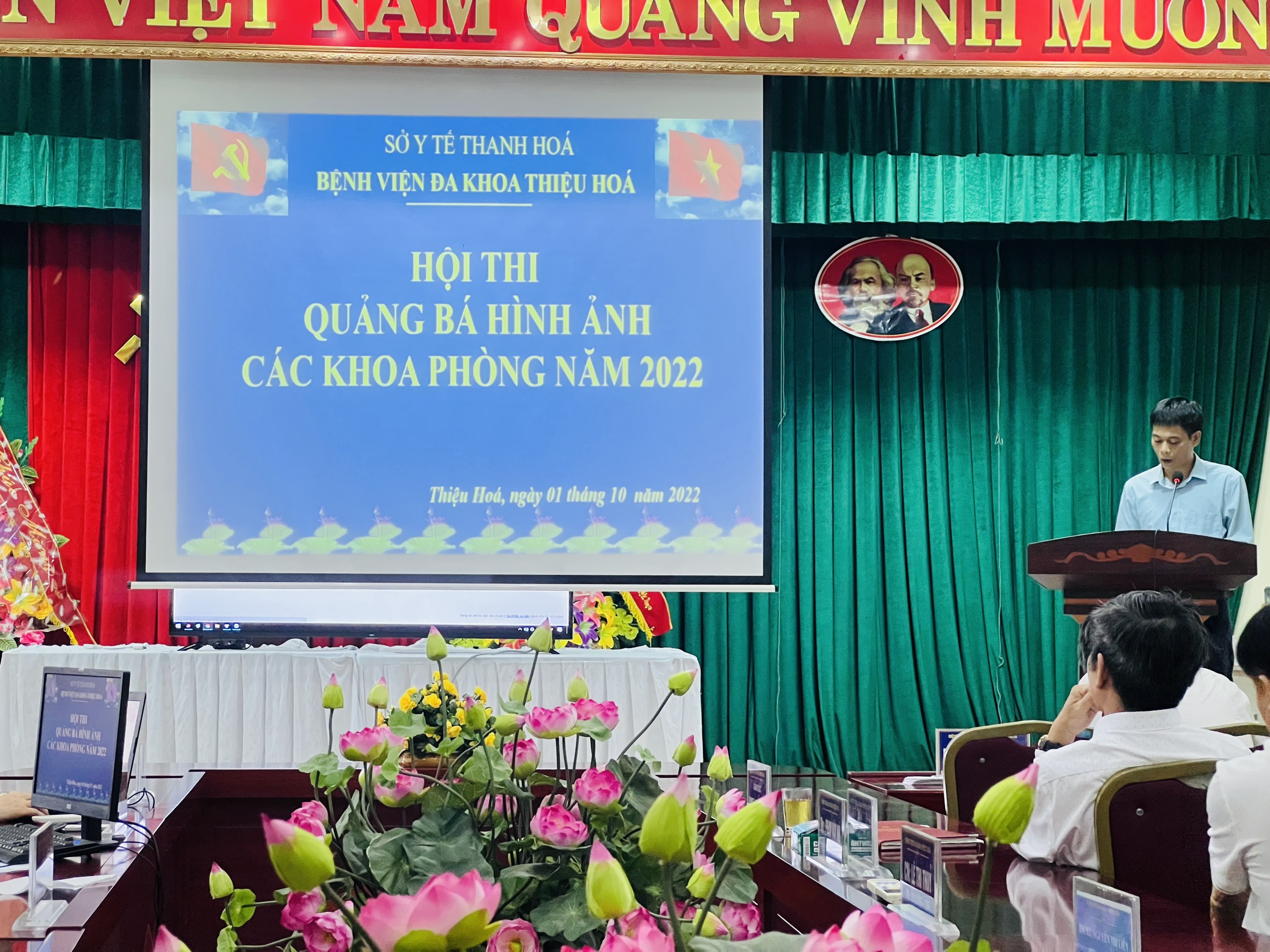 BVĐK THIỆU HÓA TỔ CHỨC HỘI THI QUẢNG BÁ HÌNH ẢNH KHOA PHÒNG NĂM 2022