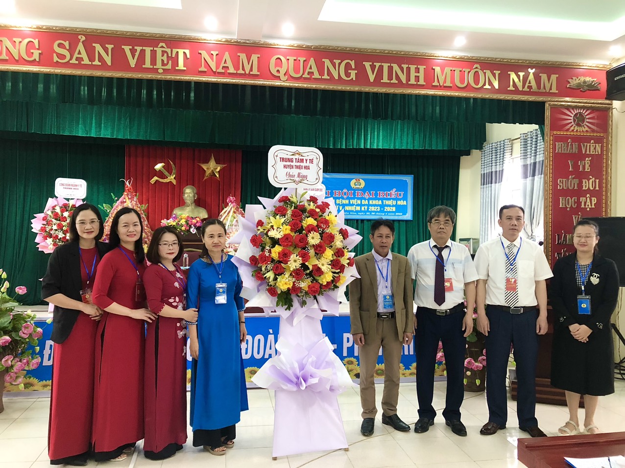 ĐẠI HỘI ĐẠI BIỂU CÔNG ĐOÀN BVĐK THIỆU HÓA NHIỆM KỲ 2023 – 2028
