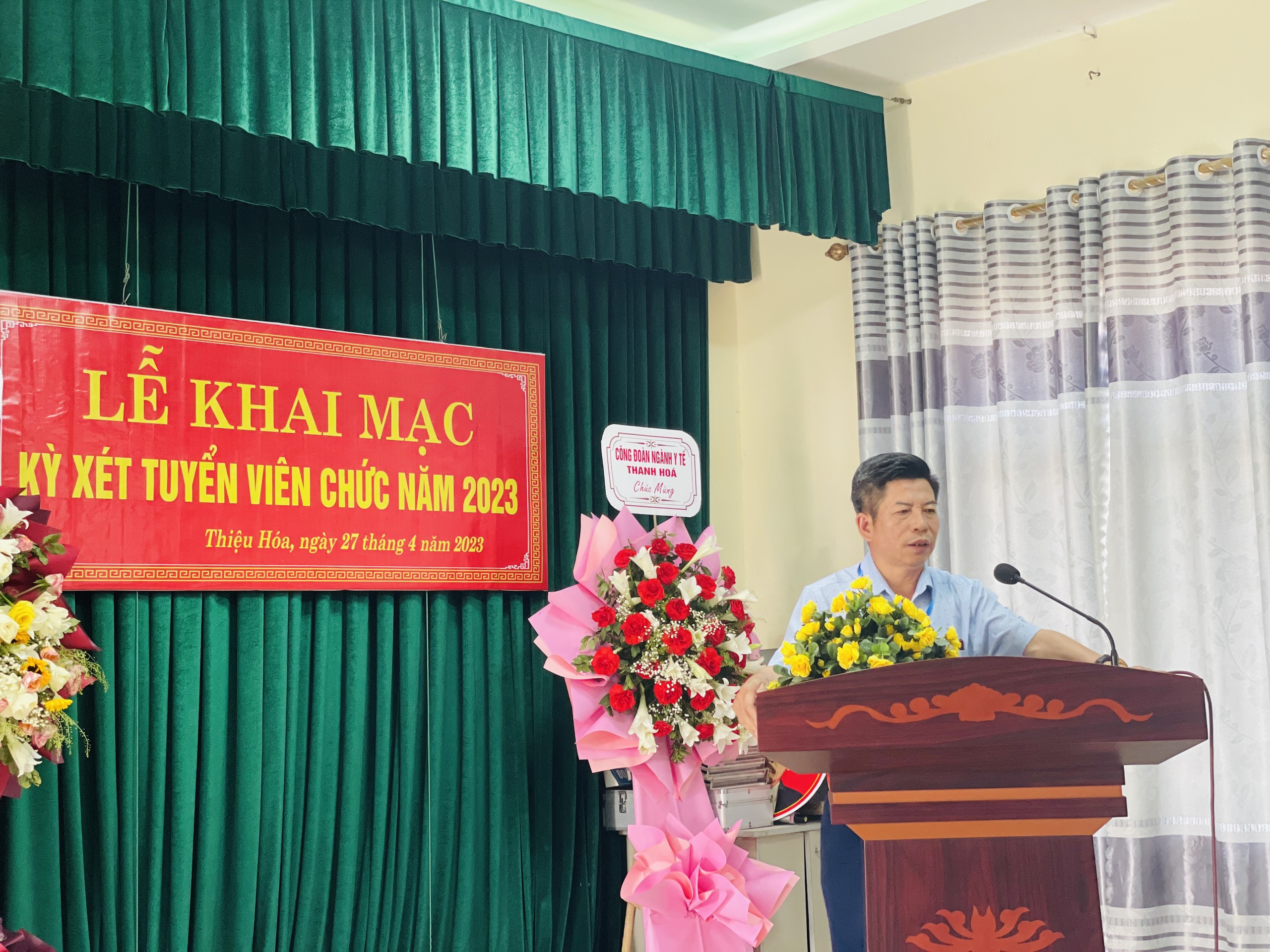  BVĐK THIỆU HÓA: TỔ CHỨC KỲ THI XÉT TUYỂN VIÊN CHỨC NĂM 2023