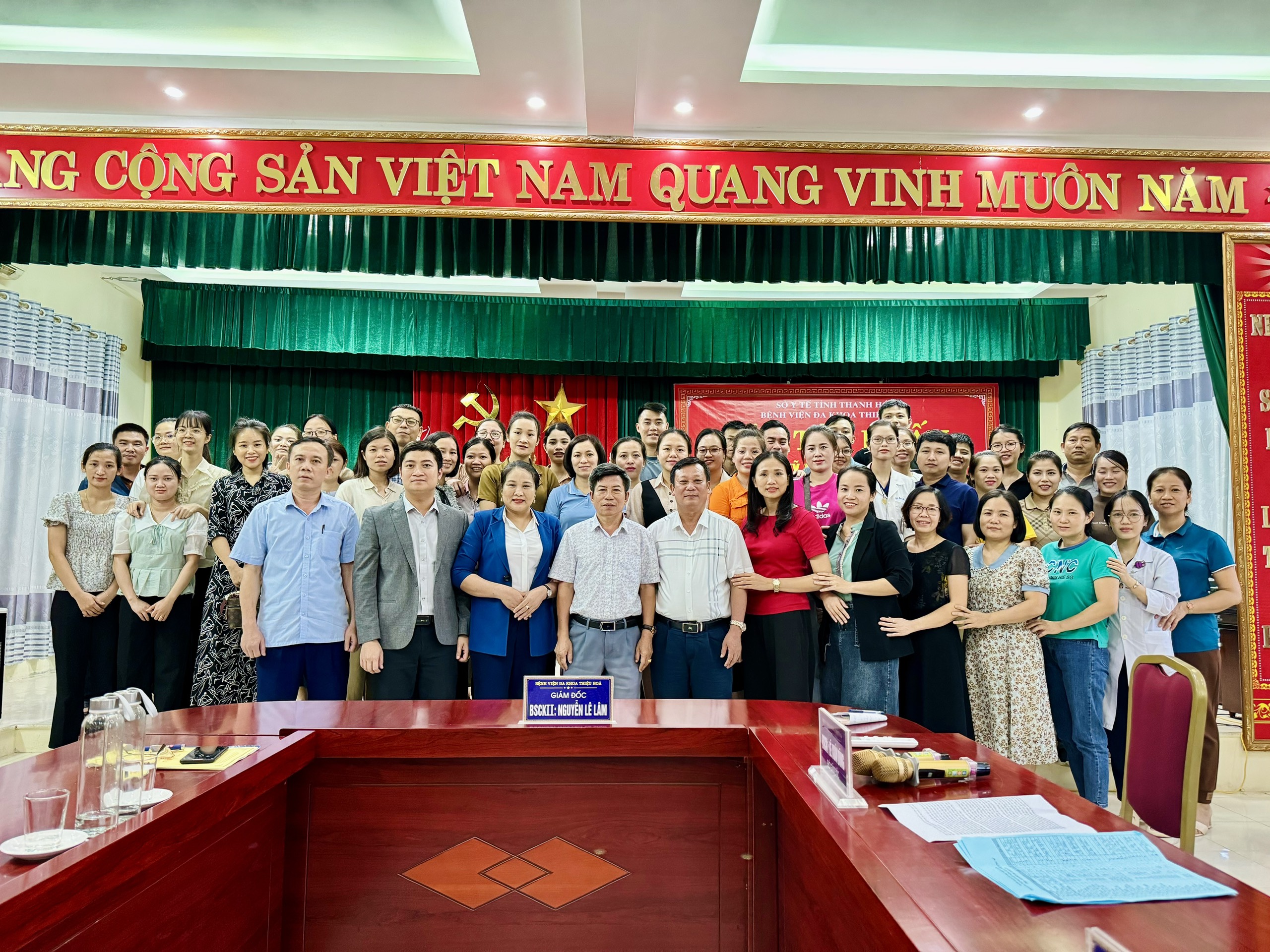 BVĐK THIỆU HÓA TỔ CHỨC TẬP HUẤN KỸ NĂNG GIAO TIẾP, QUY TẮC ỨNG XỬ CHO CÔNG CHỨC, VIÊN CHỨC, NGƯỜI LAO ĐỘNG