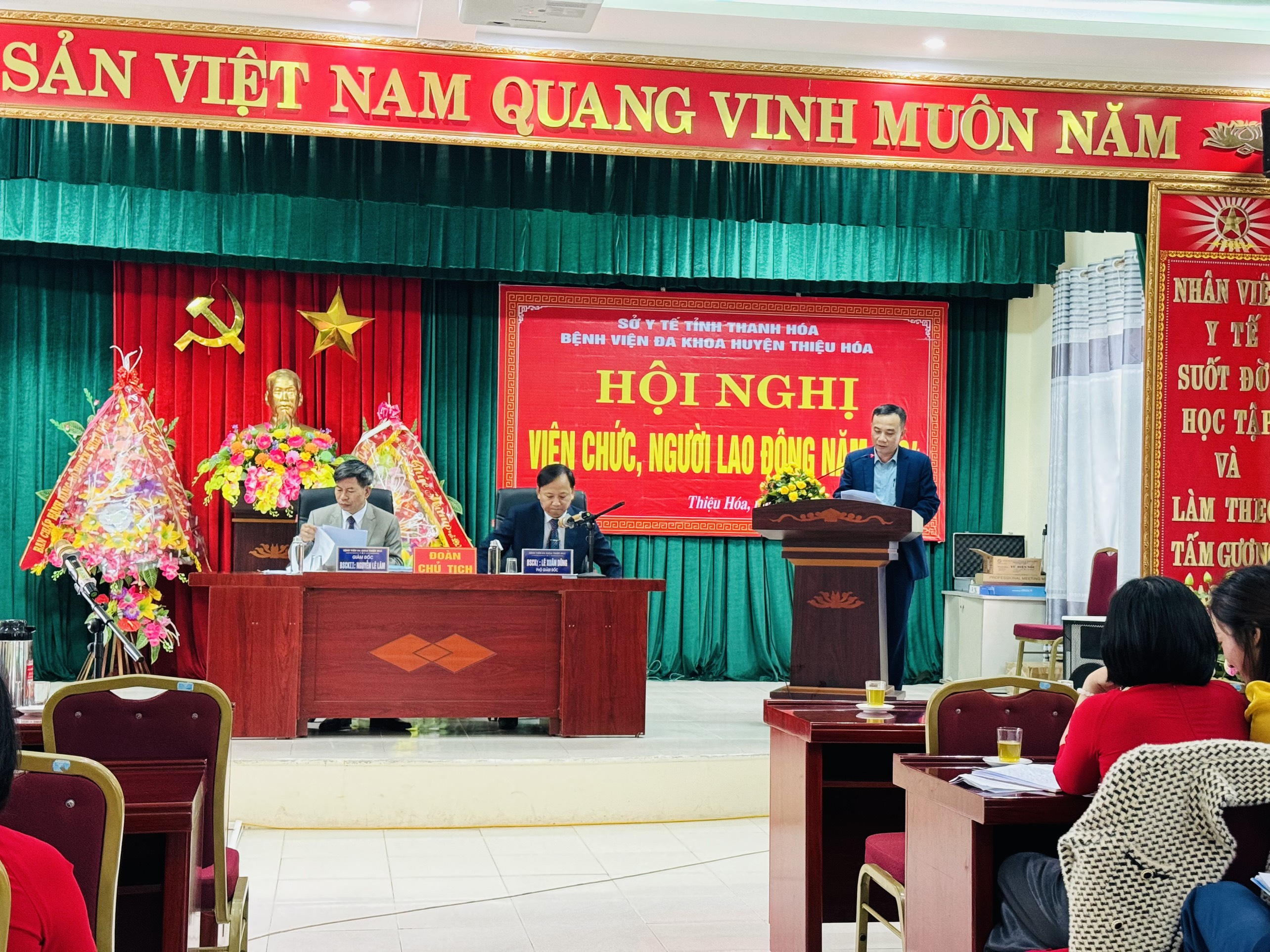 BVĐK THIỆU HÓA TỔ CHỨC HỘI NGHỊ VIÊN CHỨC, NGƯỜI LAO ĐỘNG NĂM 2024