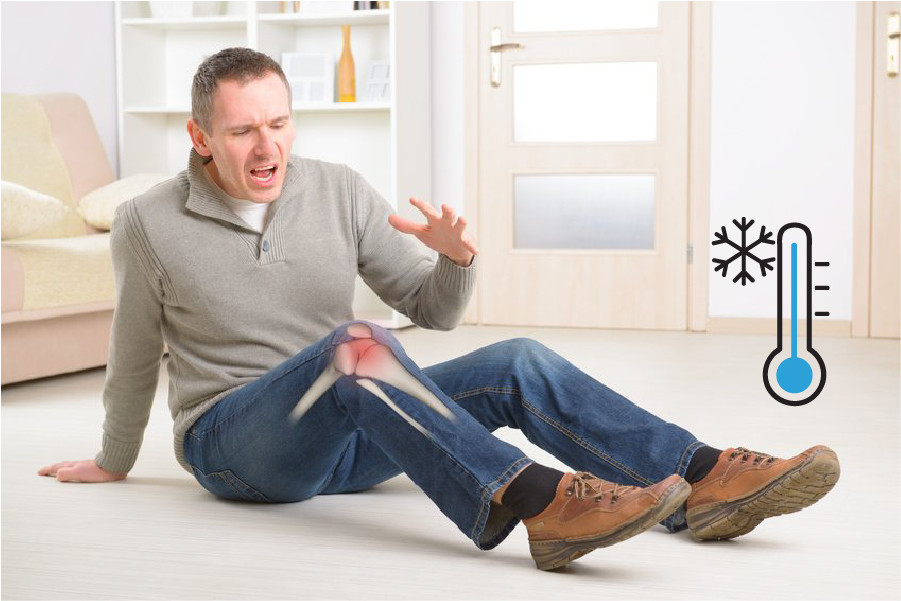 CẢNH BÁO TÌNH TRẠNG ĐAU KHỚP GỐI KHI TRỜI LẠNH