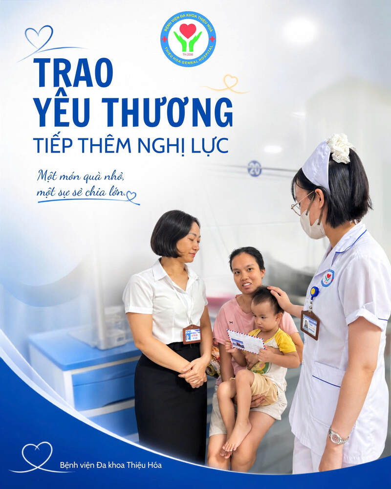 TRAO YÊU THƯƠNG – TIẾP THÊM NGHỊ LỰC CHO BỆNH NHI TRONG NHỮNG NGÀY NẰM VIỆN