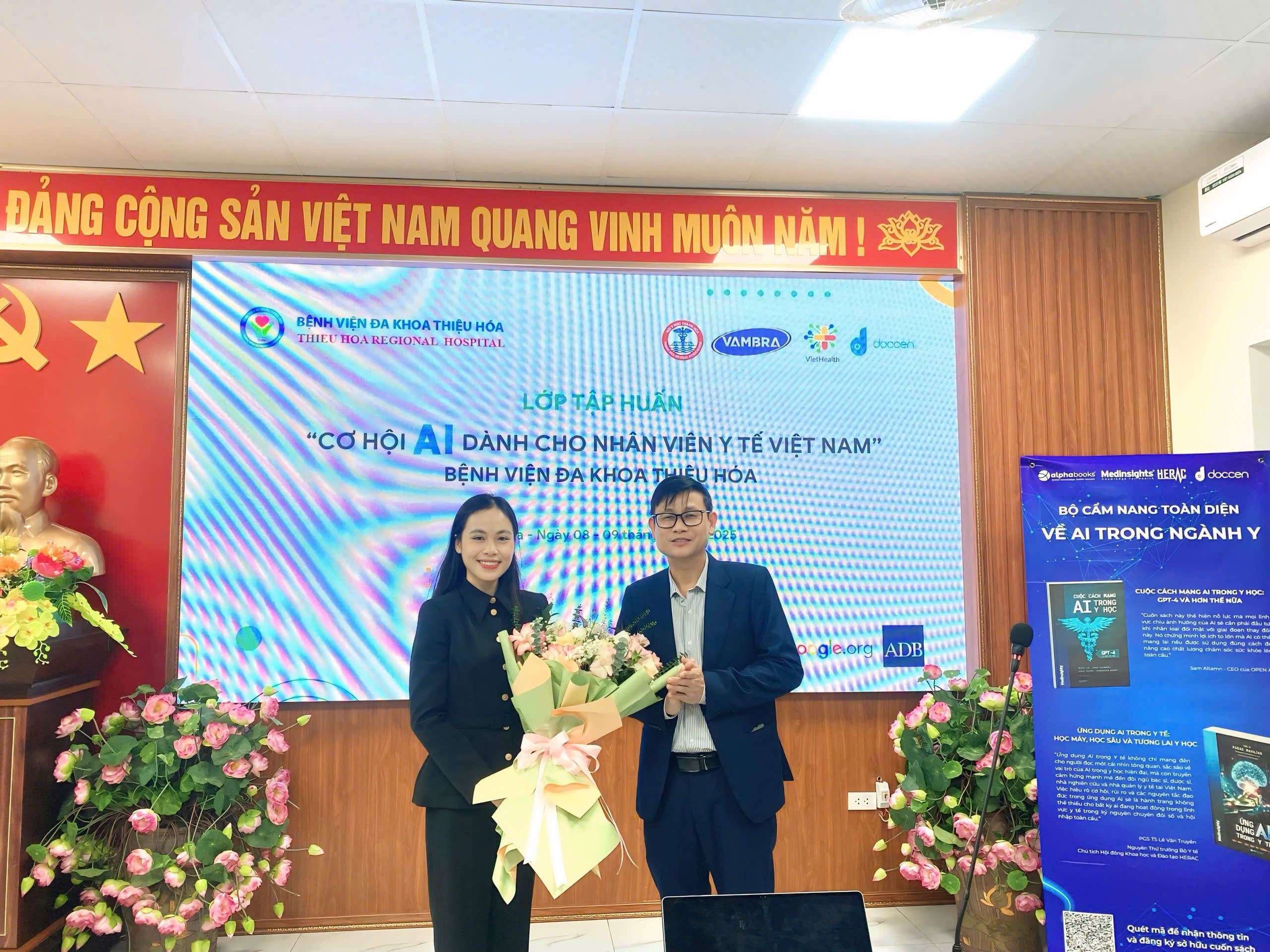 BỆNH VIỆN ĐA KHOA THIỆU HÓA TỔ CHỨC LỚP TẬP HUẤN “CƠ HỘI AI DÀNH CHO NHÂN VIÊN Y TẾ VIỆT NAM”