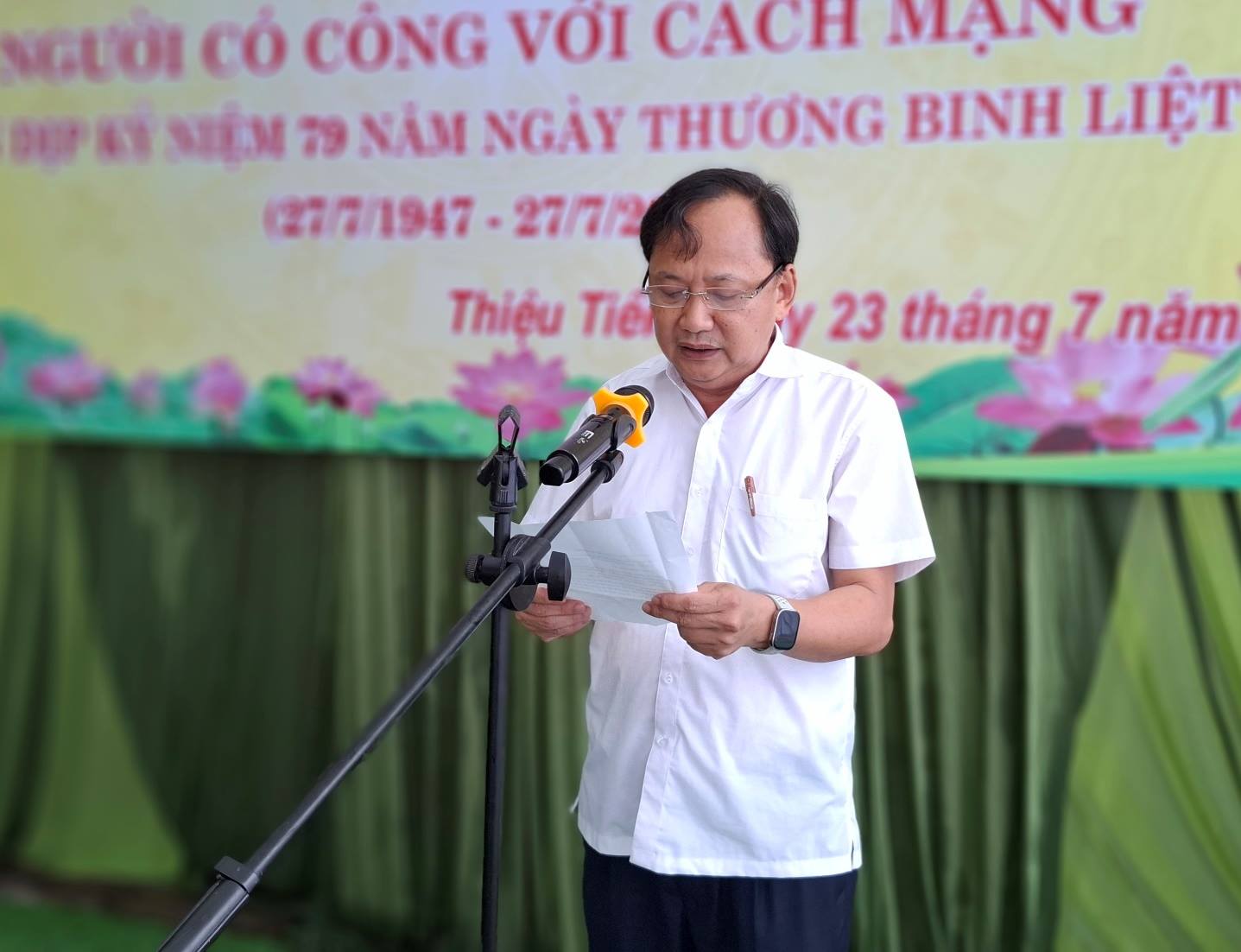 BỆNH VIỆN ĐA KHOA THIỆU HÓA PHỐI HỢP TỔ CHỨC KHÁM BỆNH, CẤP THUỐC MIỄN PHÍ TRI ÂN NGƯỜI CÓ CÔNG TẠI XÃ THIỆU TIẾN